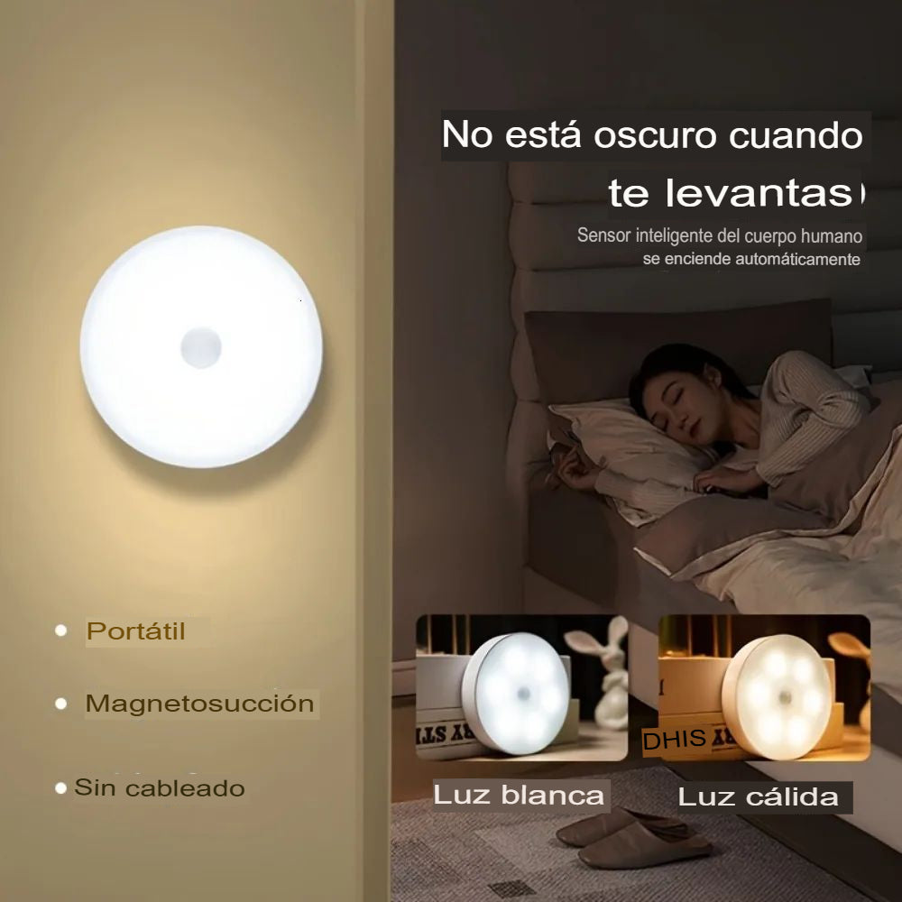 Lámpara LED inteligente con sensor de movimiento