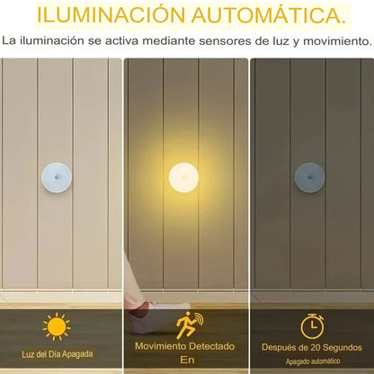 Lámpara LED inteligente con sensor de movimiento