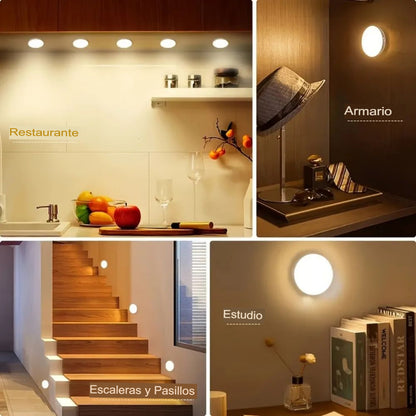 Lámpara LED inteligente con sensor de movimiento