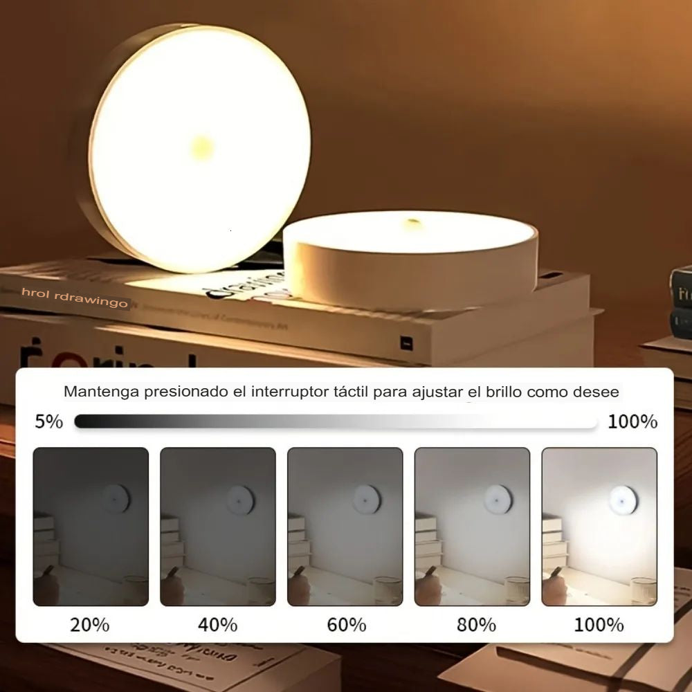 Lámpara LED inteligente con sensor de movimiento